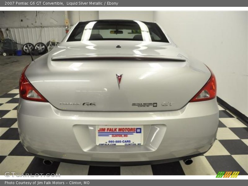 Liquid Silver Metallic / Ebony 2007 Pontiac G6 GT Convertible