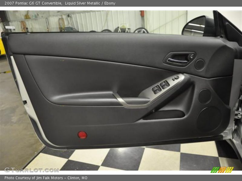 Liquid Silver Metallic / Ebony 2007 Pontiac G6 GT Convertible