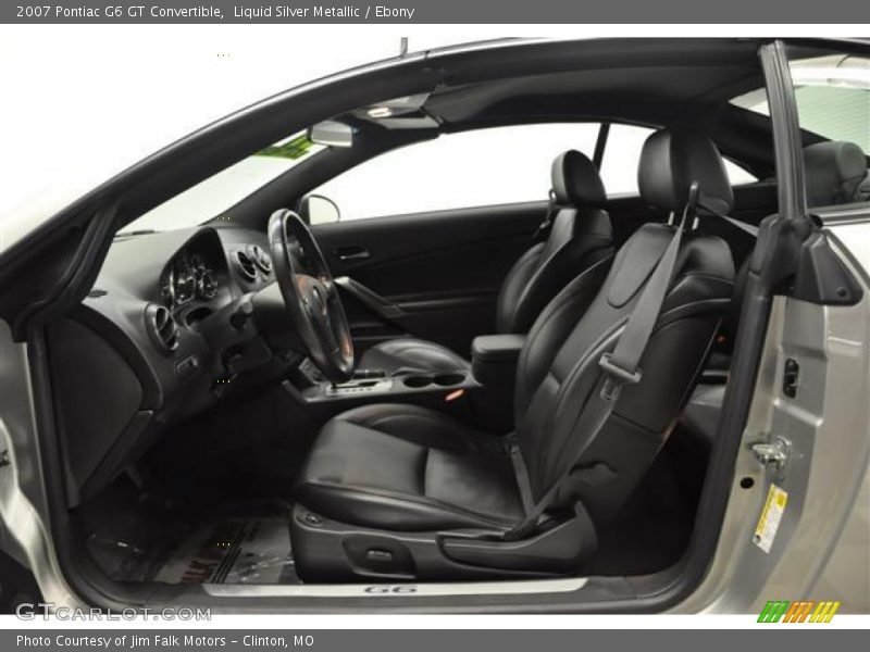 Liquid Silver Metallic / Ebony 2007 Pontiac G6 GT Convertible