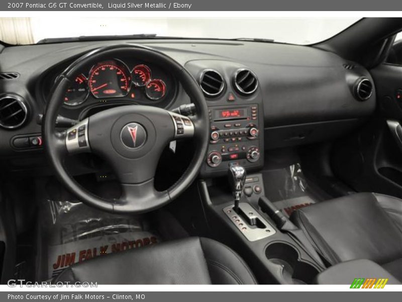 Liquid Silver Metallic / Ebony 2007 Pontiac G6 GT Convertible