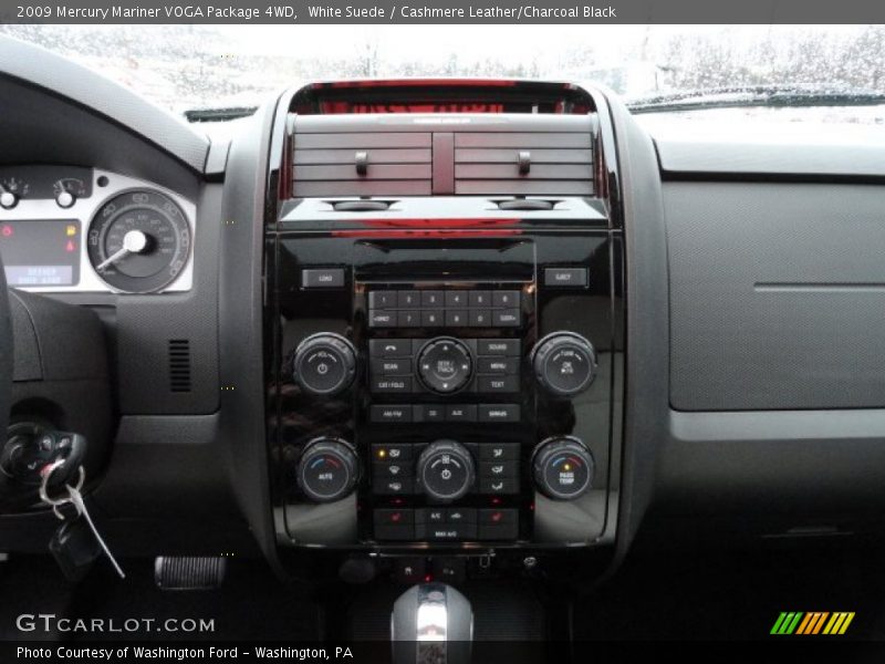 White Suede / Cashmere Leather/Charcoal Black 2009 Mercury Mariner VOGA Package 4WD