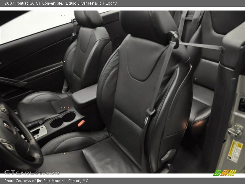 Liquid Silver Metallic / Ebony 2007 Pontiac G6 GT Convertible