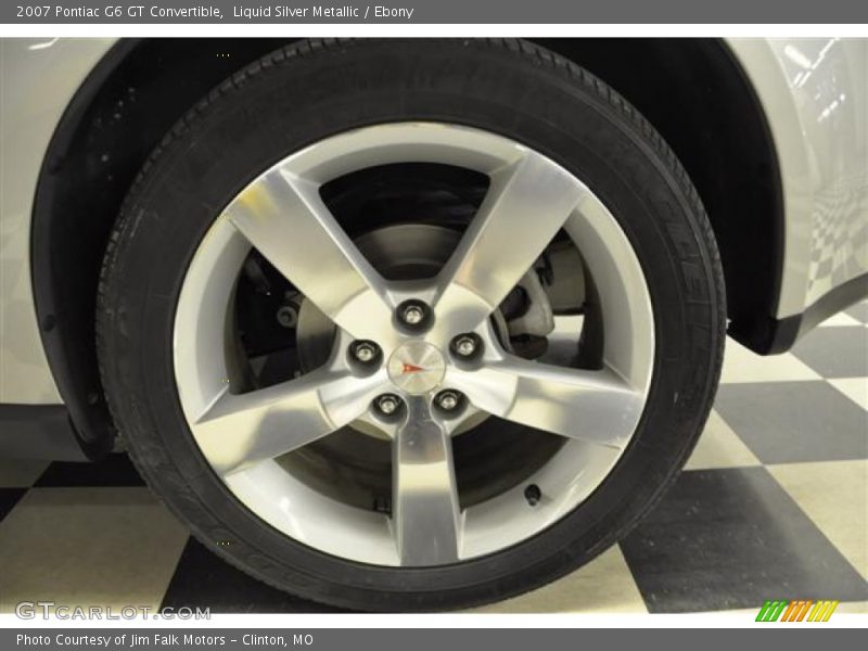 Liquid Silver Metallic / Ebony 2007 Pontiac G6 GT Convertible