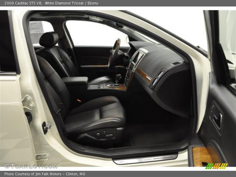 White Diamond Tricoat / Ebony 2009 Cadillac STS V8
