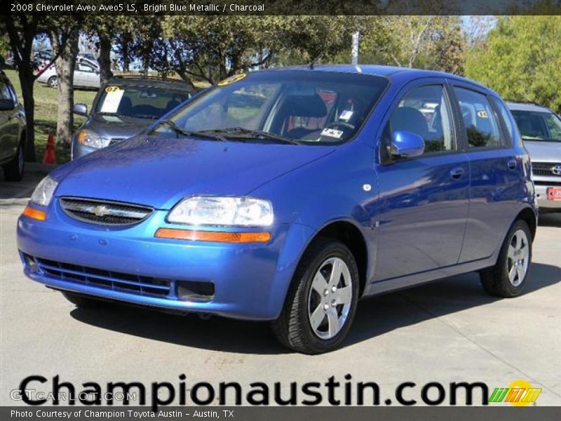 Bright Blue Metallic / Charcoal 2008 Chevrolet Aveo Aveo5 LS