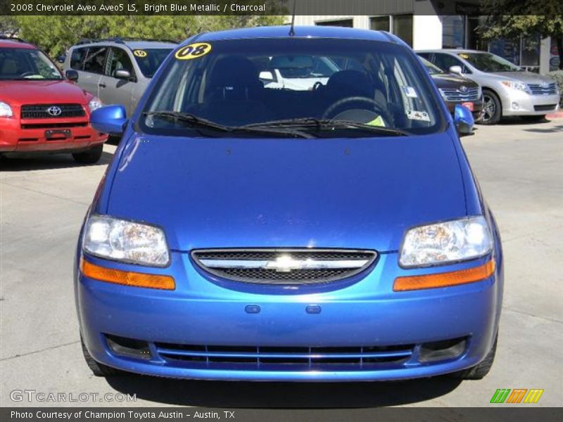 Bright Blue Metallic / Charcoal 2008 Chevrolet Aveo Aveo5 LS