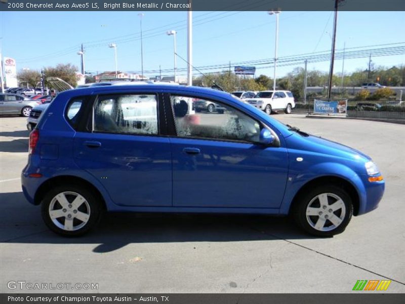 Bright Blue Metallic / Charcoal 2008 Chevrolet Aveo Aveo5 LS