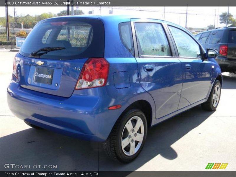 Bright Blue Metallic / Charcoal 2008 Chevrolet Aveo Aveo5 LS