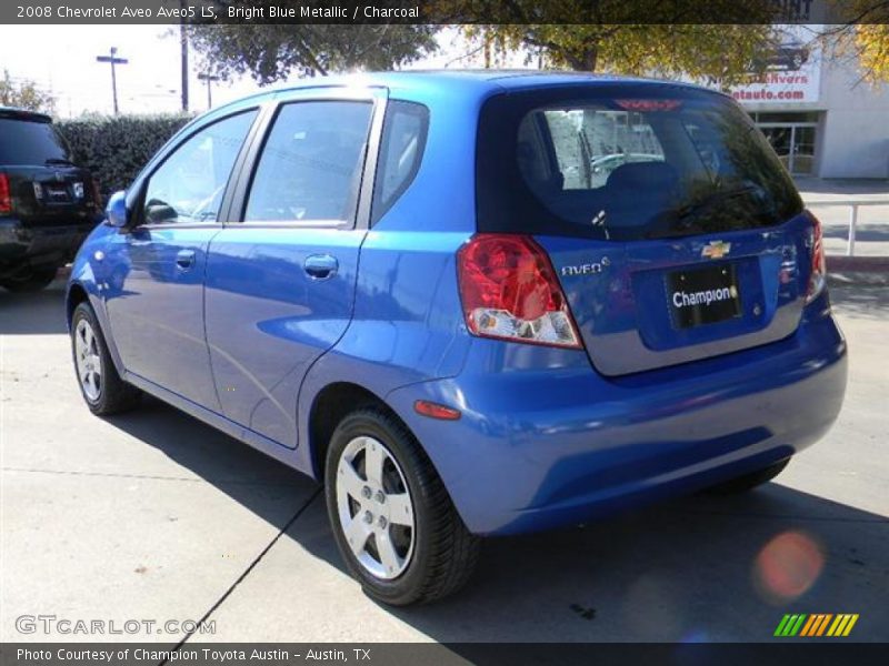 Bright Blue Metallic / Charcoal 2008 Chevrolet Aveo Aveo5 LS