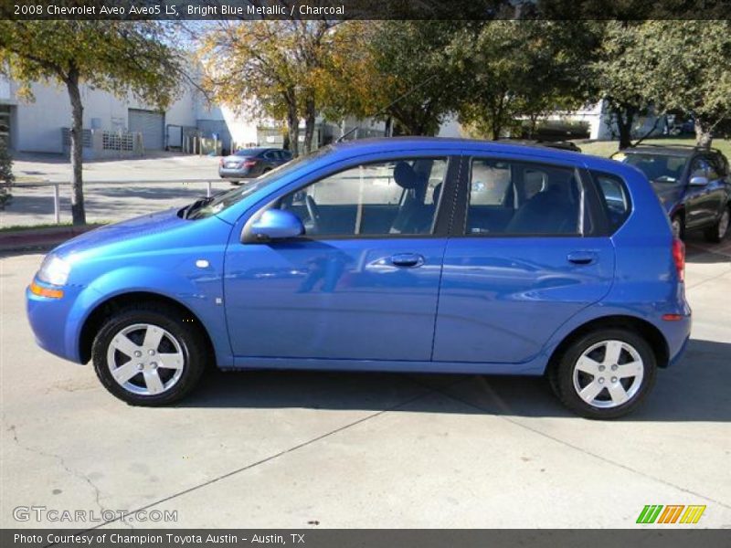 Bright Blue Metallic / Charcoal 2008 Chevrolet Aveo Aveo5 LS