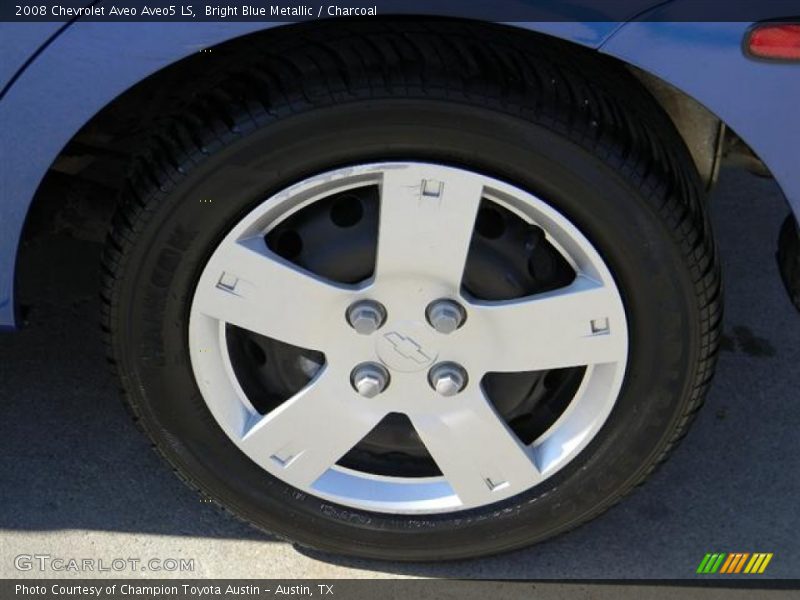 Bright Blue Metallic / Charcoal 2008 Chevrolet Aveo Aveo5 LS