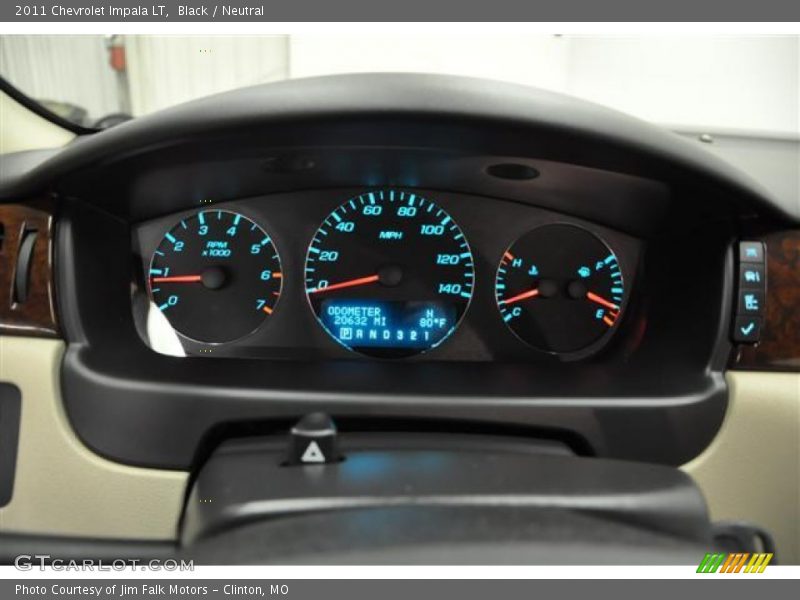 Black / Neutral 2011 Chevrolet Impala LT