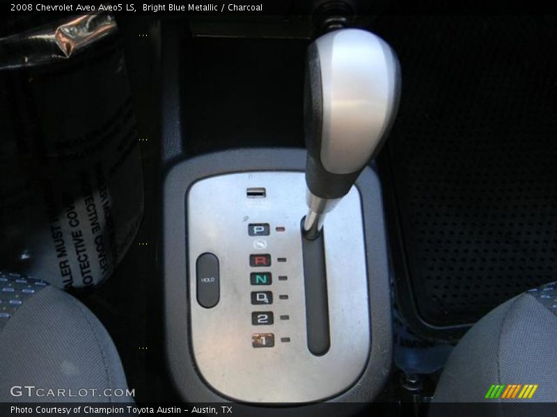 Bright Blue Metallic / Charcoal 2008 Chevrolet Aveo Aveo5 LS