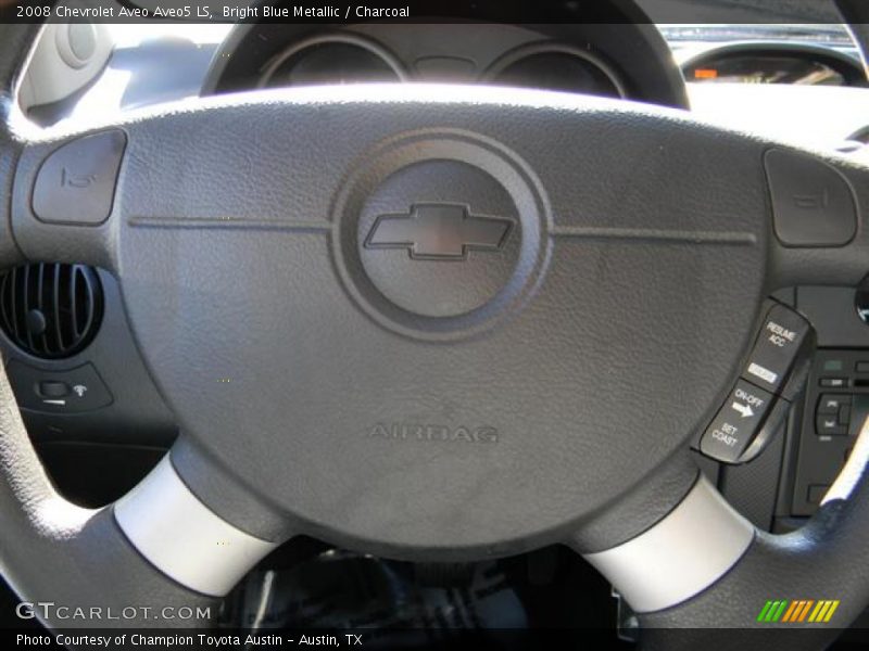 Bright Blue Metallic / Charcoal 2008 Chevrolet Aveo Aveo5 LS