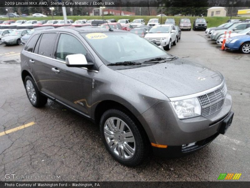 Sterling Grey Metallic / Ebony Black 2009 Lincoln MKX AWD