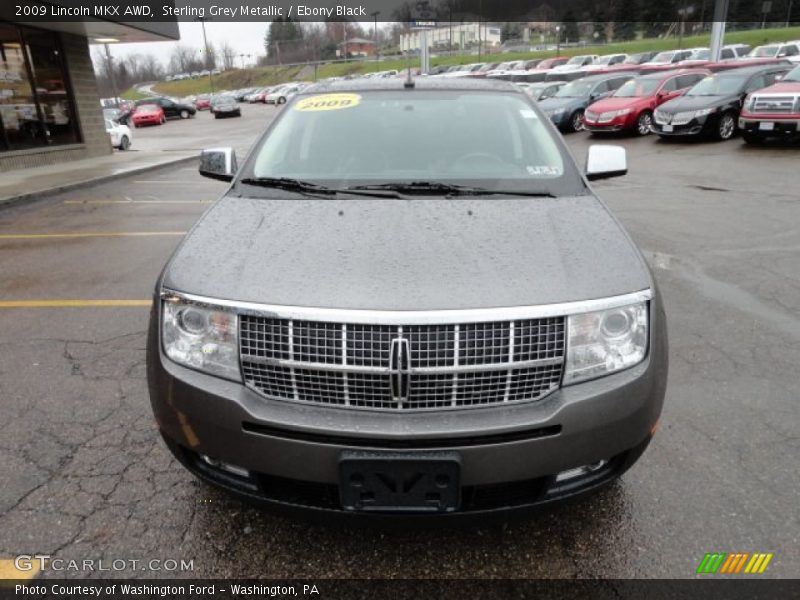 Sterling Grey Metallic / Ebony Black 2009 Lincoln MKX AWD