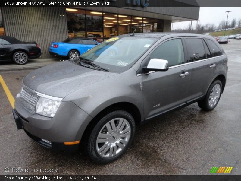 Sterling Grey Metallic / Ebony Black 2009 Lincoln MKX AWD