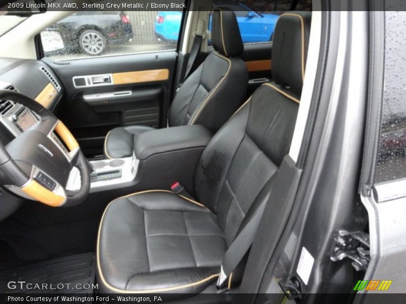 Sterling Grey Metallic / Ebony Black 2009 Lincoln MKX AWD
