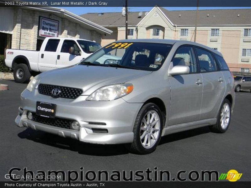 Lunar Mist Metallic / Dark Gray 2003 Toyota Matrix XR