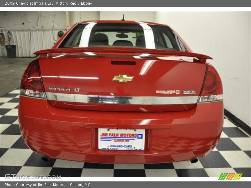 Victory Red / Ebony 2009 Chevrolet Impala LT