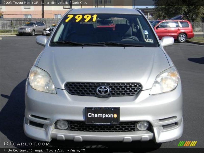 Lunar Mist Metallic / Dark Gray 2003 Toyota Matrix XR