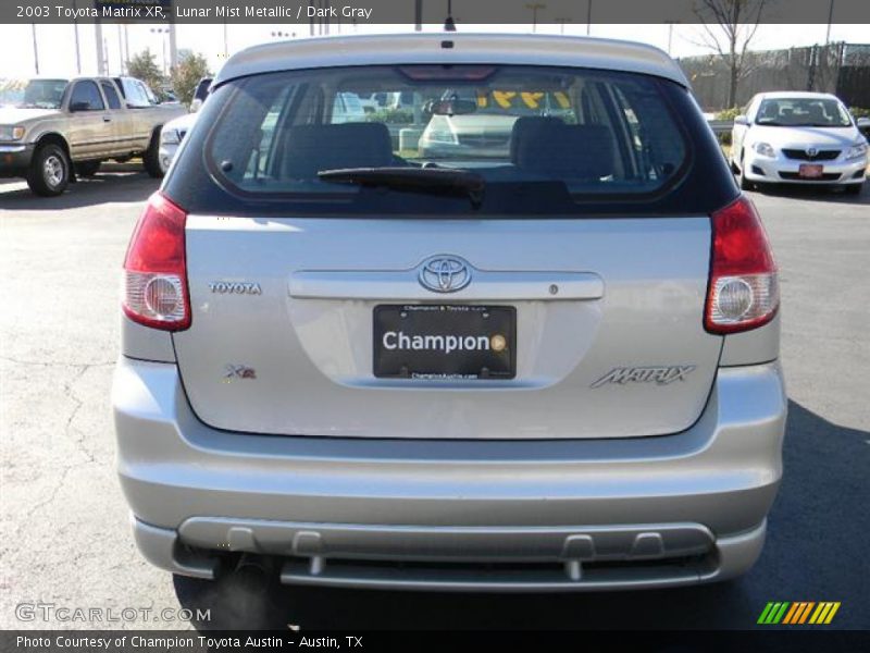 Lunar Mist Metallic / Dark Gray 2003 Toyota Matrix XR