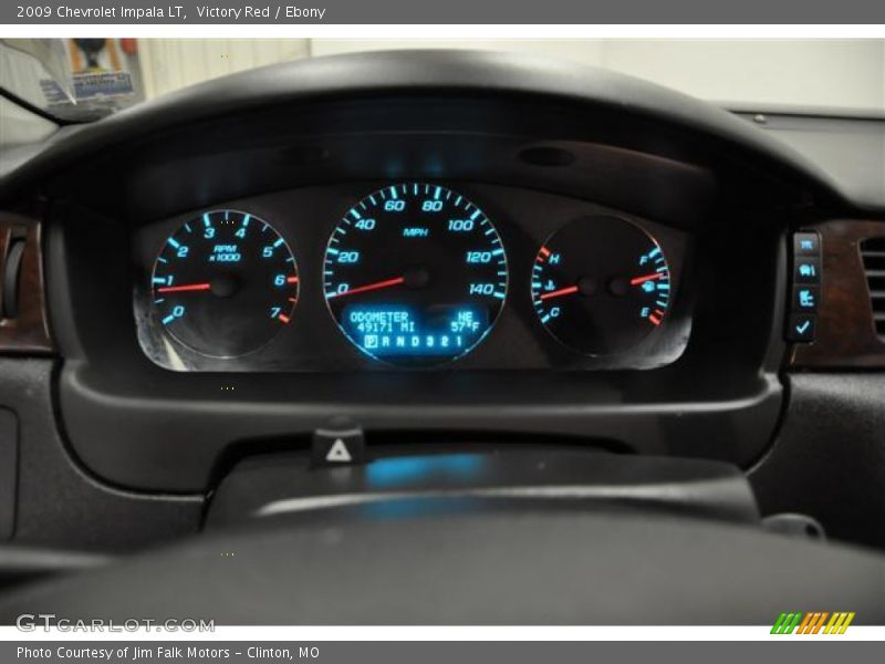 Victory Red / Ebony 2009 Chevrolet Impala LT