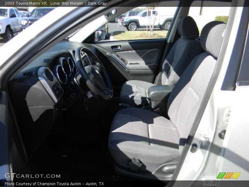 Lunar Mist Metallic / Dark Gray 2003 Toyota Matrix XR