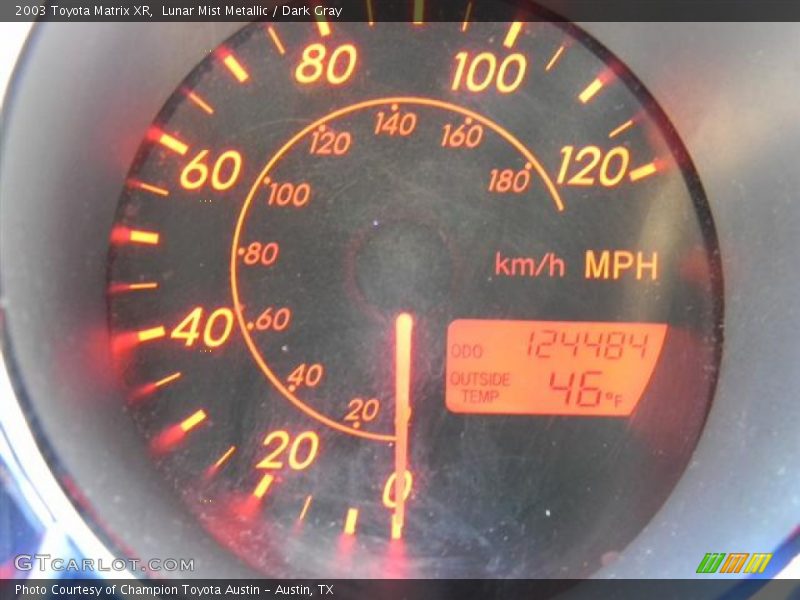 Lunar Mist Metallic / Dark Gray 2003 Toyota Matrix XR