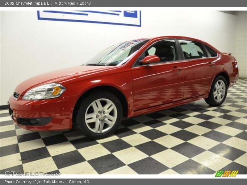 Victory Red / Ebony 2009 Chevrolet Impala LT