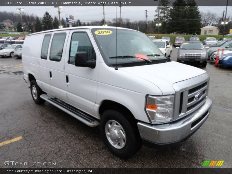 Oxford White / Medium Flint 2010 Ford E Series Van E250 XL Commericial