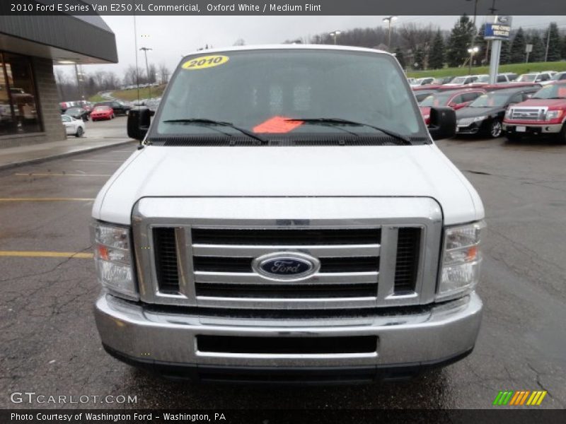 Oxford White / Medium Flint 2010 Ford E Series Van E250 XL Commericial