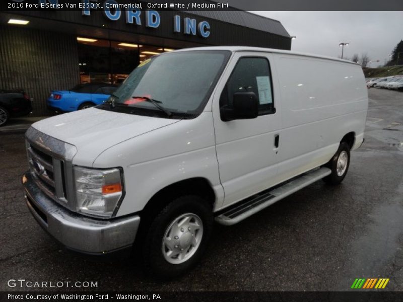 Oxford White / Medium Flint 2010 Ford E Series Van E250 XL Commericial