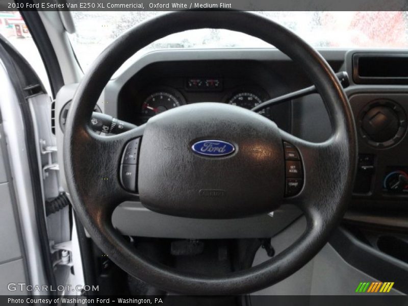 Oxford White / Medium Flint 2010 Ford E Series Van E250 XL Commericial