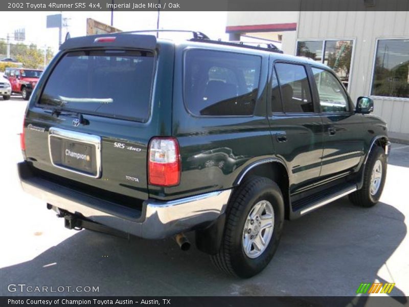 Imperial Jade Mica / Oak 2002 Toyota 4Runner SR5 4x4