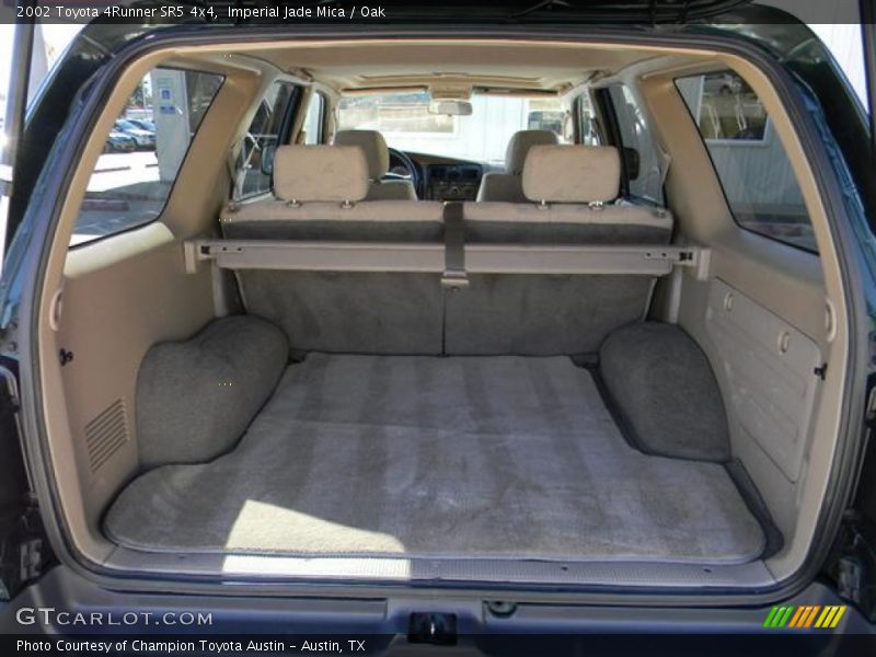 Imperial Jade Mica / Oak 2002 Toyota 4Runner SR5 4x4