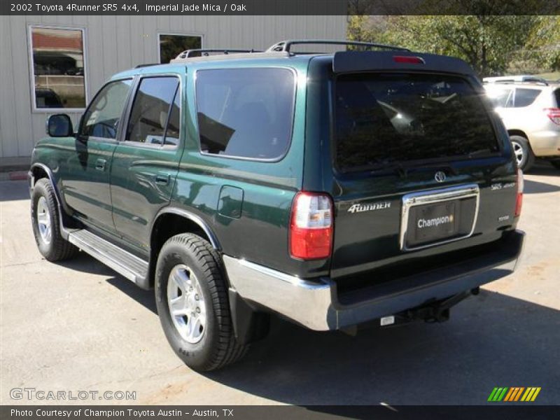 Imperial Jade Mica / Oak 2002 Toyota 4Runner SR5 4x4