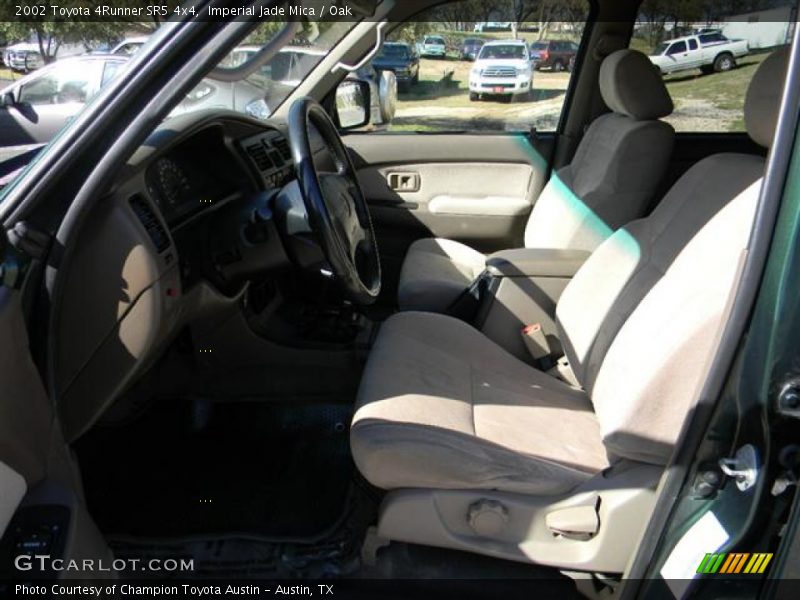 Imperial Jade Mica / Oak 2002 Toyota 4Runner SR5 4x4