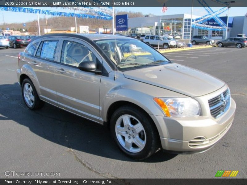 Light Sandstone Metallic / Pastel Pebble Beige 2009 Dodge Caliber SXT