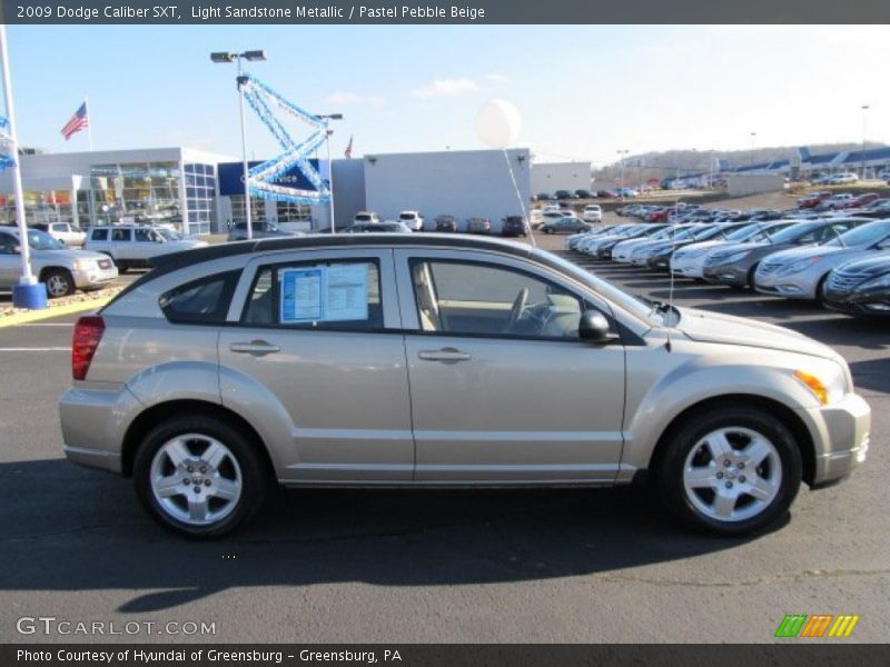 Light Sandstone Metallic / Pastel Pebble Beige 2009 Dodge Caliber SXT