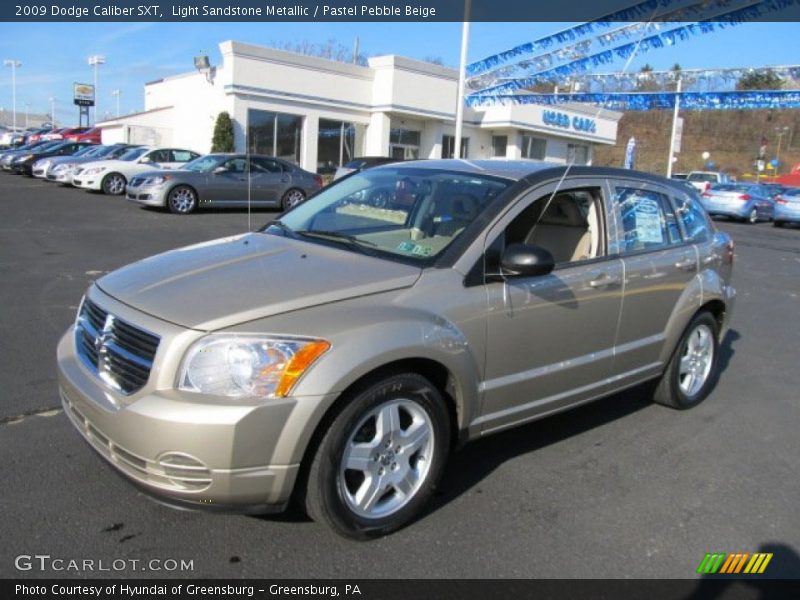 Light Sandstone Metallic / Pastel Pebble Beige 2009 Dodge Caliber SXT