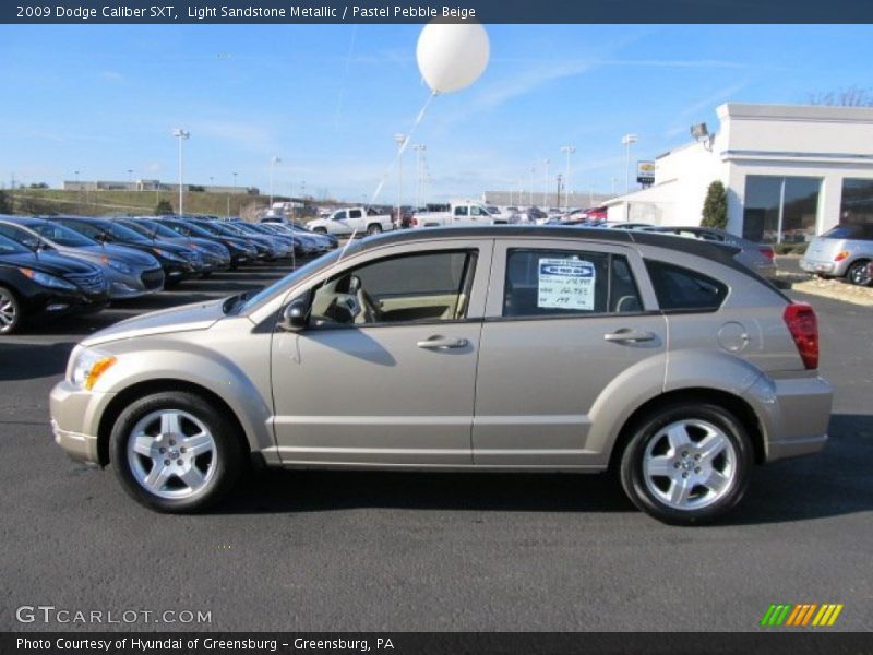 Light Sandstone Metallic / Pastel Pebble Beige 2009 Dodge Caliber SXT