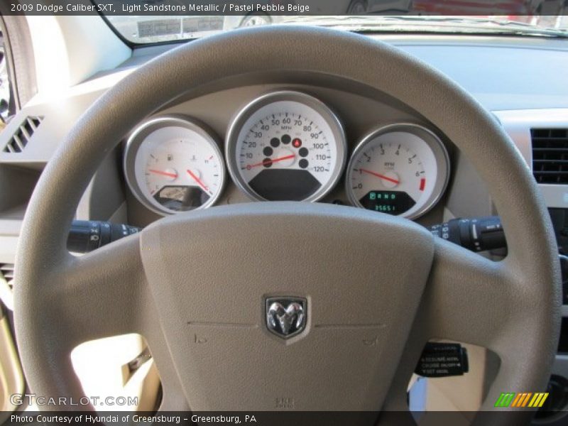 Light Sandstone Metallic / Pastel Pebble Beige 2009 Dodge Caliber SXT