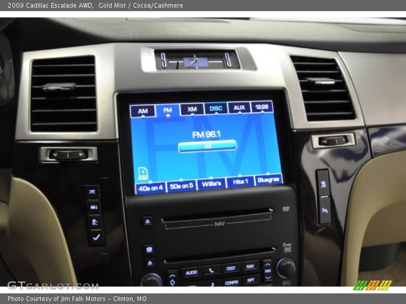 Gold Mist / Cocoa/Cashmere 2009 Cadillac Escalade AWD