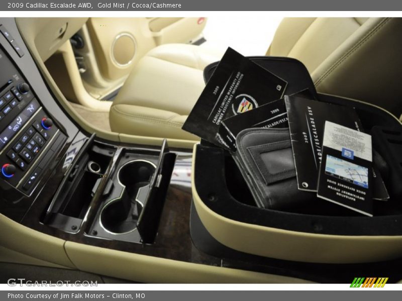 Gold Mist / Cocoa/Cashmere 2009 Cadillac Escalade AWD