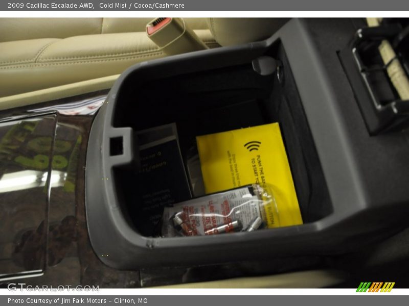 Gold Mist / Cocoa/Cashmere 2009 Cadillac Escalade AWD