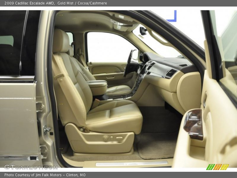 Gold Mist / Cocoa/Cashmere 2009 Cadillac Escalade AWD