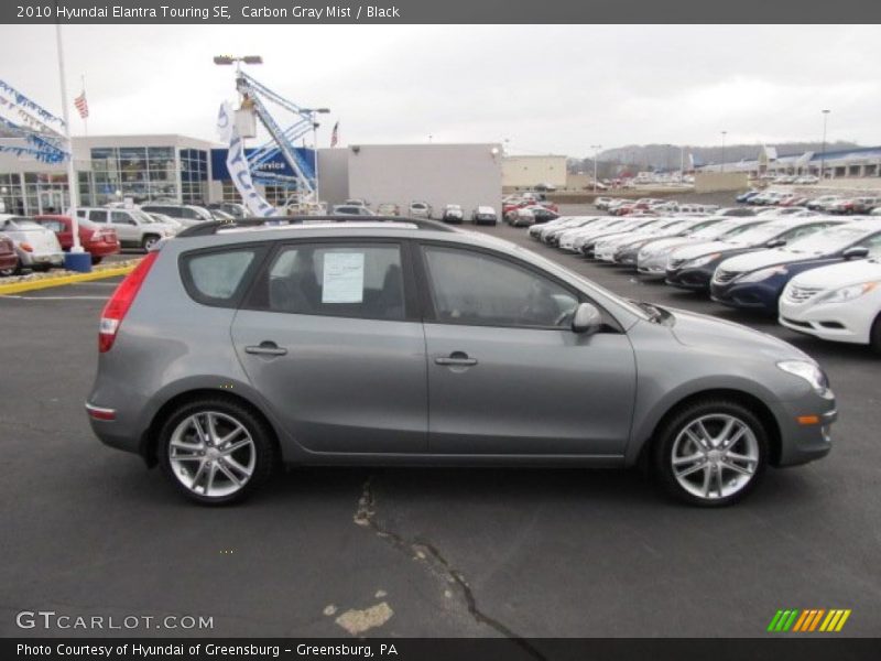 Carbon Gray Mist / Black 2010 Hyundai Elantra Touring SE