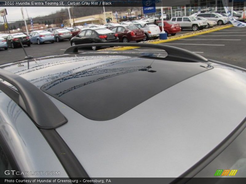 Sunroof of 2010 Elantra Touring SE
