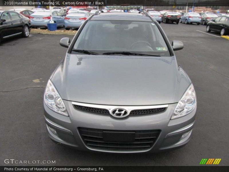 Carbon Gray Mist / Black 2010 Hyundai Elantra Touring SE